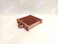 Теплообменник отопления без фитингов (180 мм) 85 FIN (130-200 HSG/ICH/MSC)(3318108610, 3318108640) DAEWOO