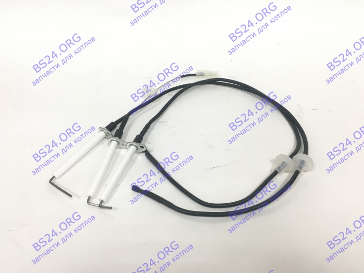 Комплект электродов с кабелями для котлов GAZECO 18 С1/С2/Т1/Т2, 24 С1/С2/Т1/Т2 произв. после 2012 г. 05-4023 IE025-Комп 