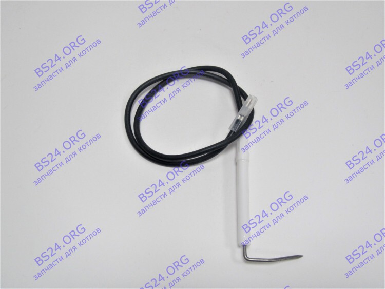 Электрод с кабелем розжига (левый) (для GAZLUX,GAZECO произведенных до 2012 г.) (05-2022) IE018 