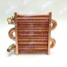 Теплообменник отопления с фитингами (142 мм) 67 FIN (100 HSG/ICH/MSC) DAEWOO EM021-142-02-Фитинг-Комп 