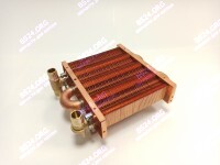 Теплообменник отопления с фитингами (142 мм) 67 FIN (100 HSG/ICH/MSC) DAEWOO