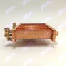 Теплообменник отопления с фитингами (142 мм) 67 FIN (100 HSG/ICH/MSC) DAEWOO EM021-142-02-Фитинг-Комп 