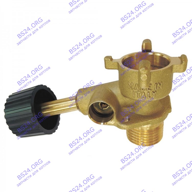 Патрубок входа ГВС c манометром и краном подпитки BAXI 710422600 