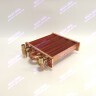 Теплообменник отопления с фитингами (180 мм) 85 FIN (130-200 HSG/ICH/MSC)(3318108610, 3318108640) DAEWOO