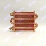 Теплообменник отопления с фитингами (180 мм) 85 FIN (130-200 HSG/ICH/MSC)(3318108610, 3318108640) DAEWOO EM021-180-02-Фитинг-Комп 