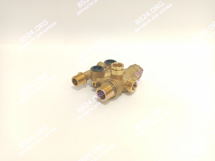 Трехходовой клапан в сборе (новый вариант) HAIER HEC F21S(T) (530002919, 0530002919), POLYKRAFT (03-8009) GGT012 