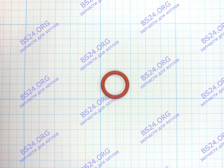 Кольцо уплотнительное O-RING (P-14) красное SILICON (Диспергатор, выпускная водяная трубка) RINNAI 440000893 
