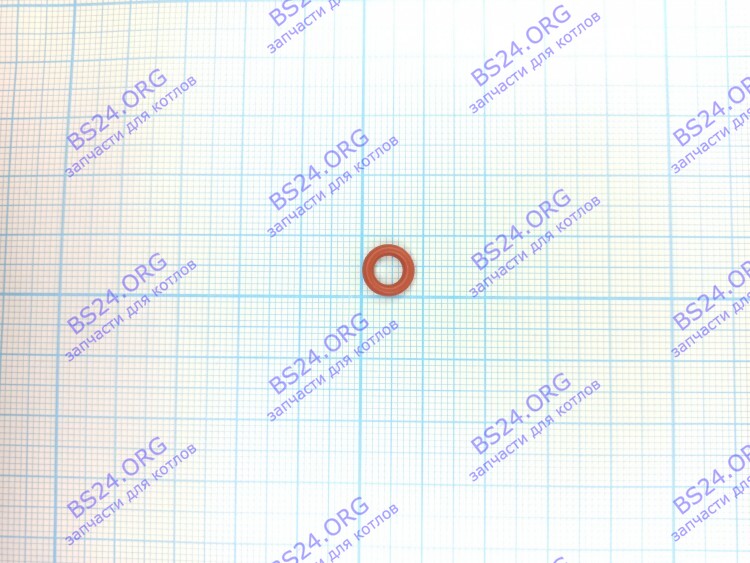 Кольцо уплотнительное O-RING (P-5) SILICON красное (Трубка бай-пасс) RINNAI 440000884 