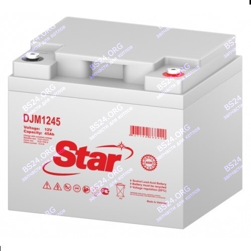 Аккумулятор STAR 12В 45А DJM1245 в Оренбурге