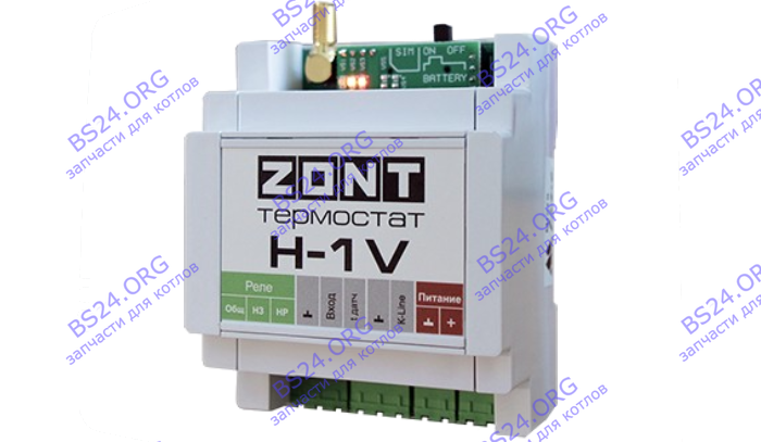 Термостат (контроллер) ZONT H-1V (GSM, DIN) ML13213 