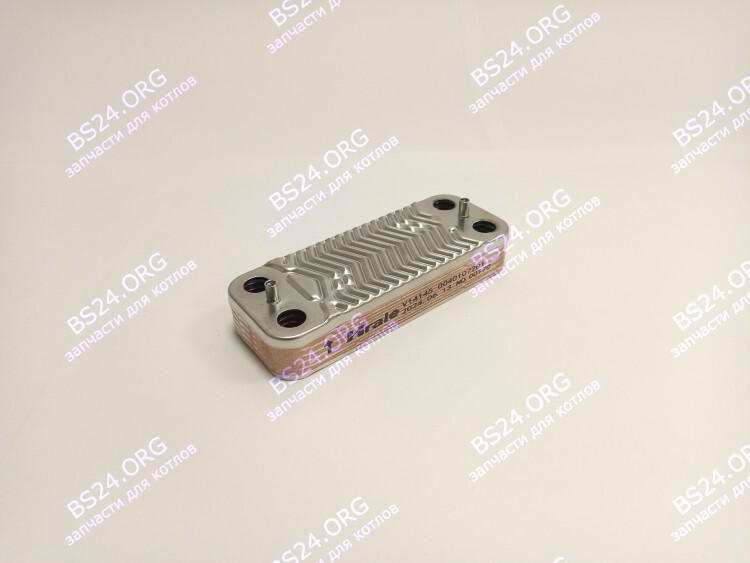 Пластинчатый теплообменник ГВС 12 пластин Haier Urban 24 кВт 0040107281 