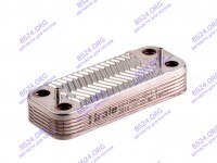 Теплообменник ГВС вторичный 12 пластин (CB11030032)