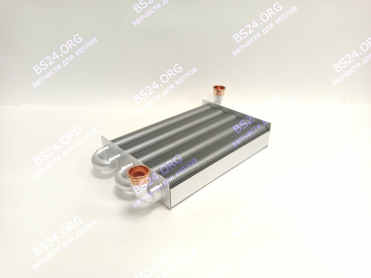 Теплообменник 82 FIN PROTHERM Гепард 11/23 MTV вер. 19, Гепард 11/23 MTV (H-RU) (0020142414, 0020142415, 0020098008) EM008-260F82 