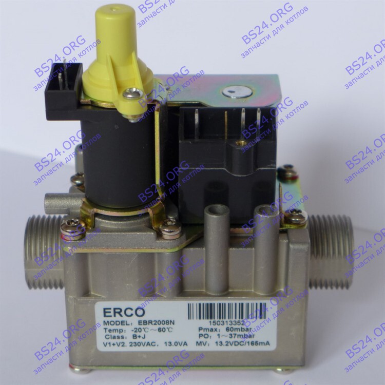 Газовый клапан (регулятор подачи газа) ERCO  EВR2008N NevaLux 7211, 7218, 7224, 8224, 8624, 8230 21933 