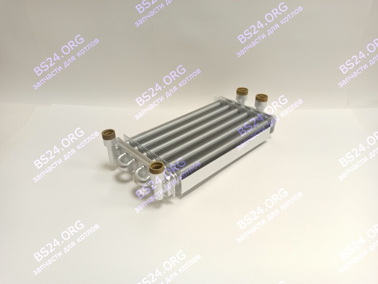 Теплообменник битермический 24 кВт 290мм GAZLUX Standart 24-T-1/-C-1 (02-2002) EB011-290 