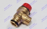 Сбросной клапан 3 бар латунь BAXI, BERETTA, FERROLI, ELECTROLUX и др