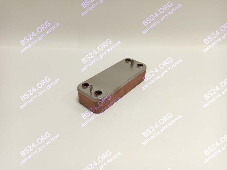 Теплообменник ГВС вторичный 16 пластин Ferroli, KoreaStar (KS90263940, 17B1901601) ES190PE-148-16F-CH 