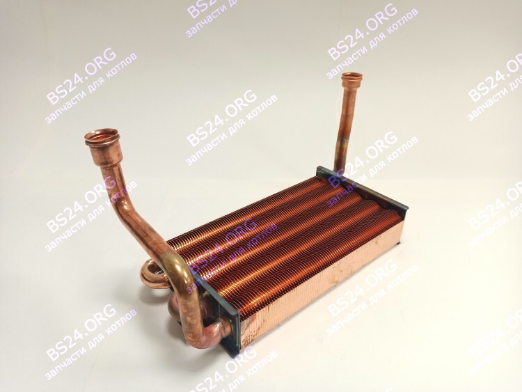 Теплообменник первичный BUDERUS U072-24/24K (под клипсу) (87186439830) EM015-270 